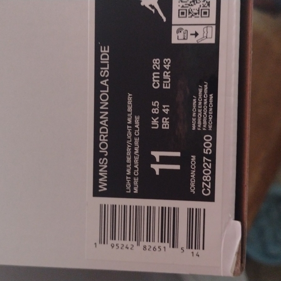 Jordan Nola slides light mulberry - Picture 5 of 6